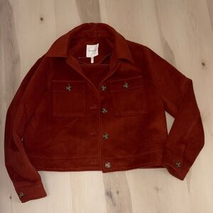 Women's Utility Jacket in Rich Rust